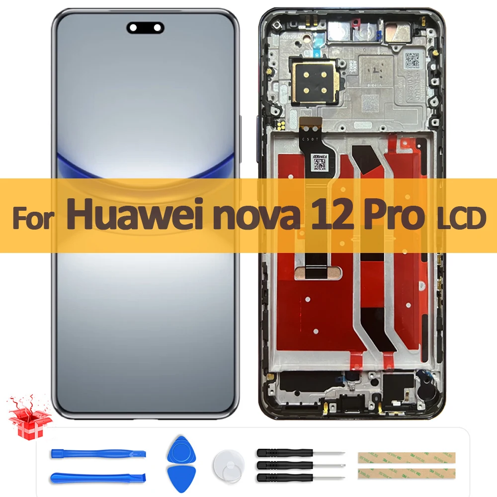 

6.76" Original OLED For Huawei Nova 12 Pro LCD Display ADA-AL00 Screen Touch Digitizer Assembly For Huawei Nova12 Pro Screen