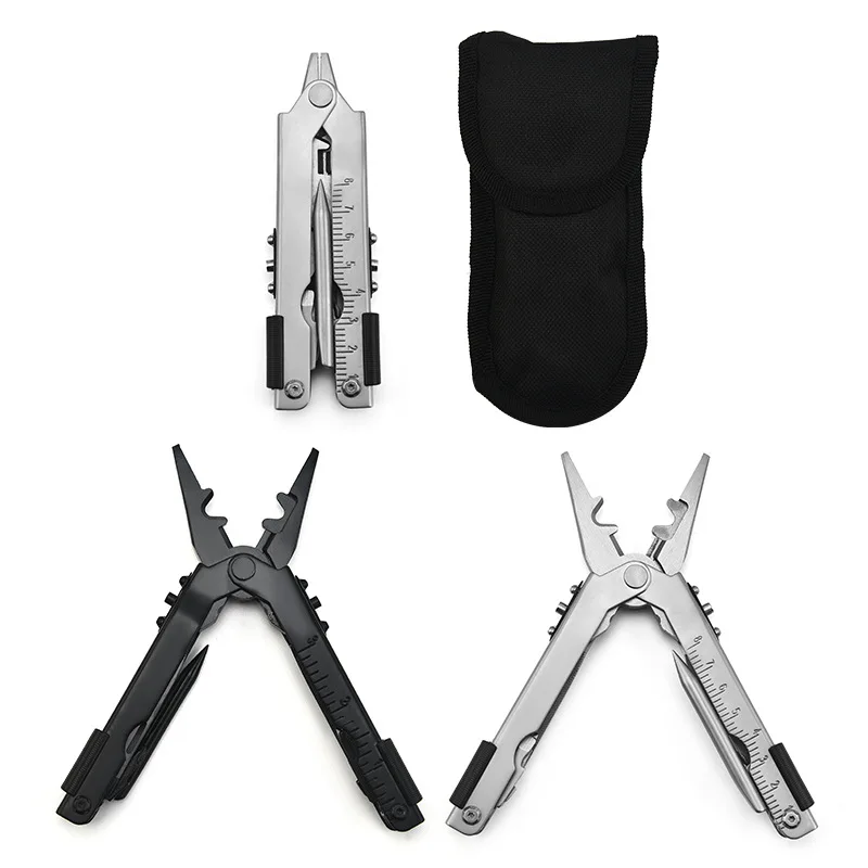 New Outdoor Multitool Camping Portable Stainless Steel EDC Cutter Folding Multifunction Tools Emergency Survival Knife Pliers