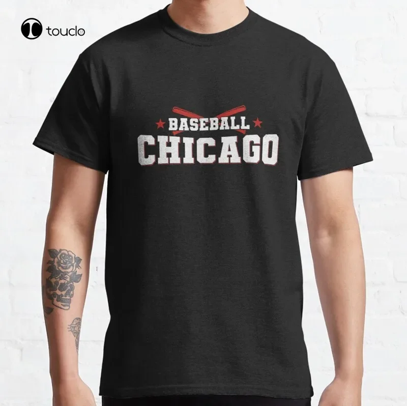 

Vintage Chicago State Baseball Fan Classic T-Shirt Cotton Tee Shirt