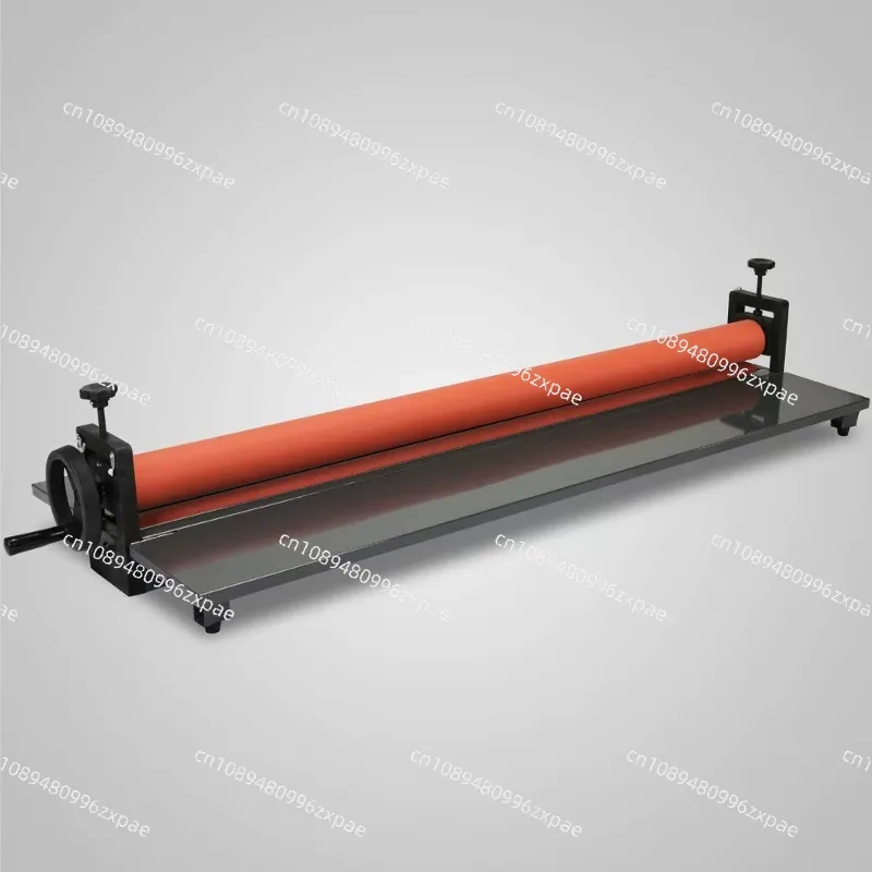 130cm Cold Laminator Machine Manual Vinyl Photo Film Cold Laminator Hand Crank Pressure Cold Roll Laminator