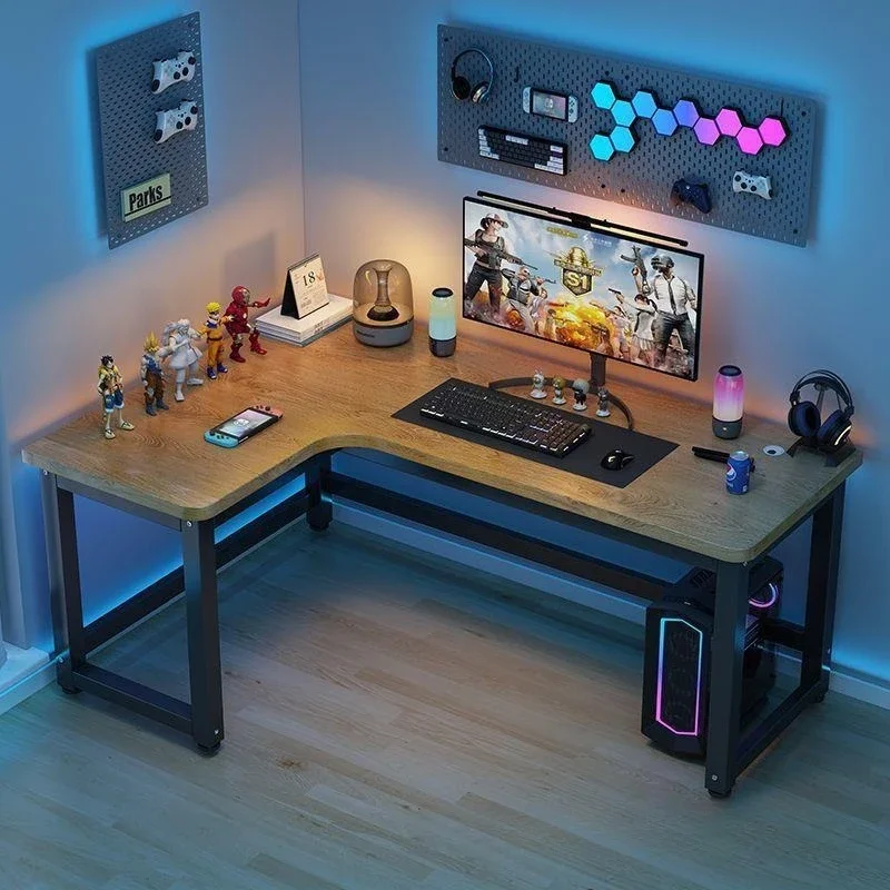 

Corner, computer desk, desktop, multi function, double, game, study