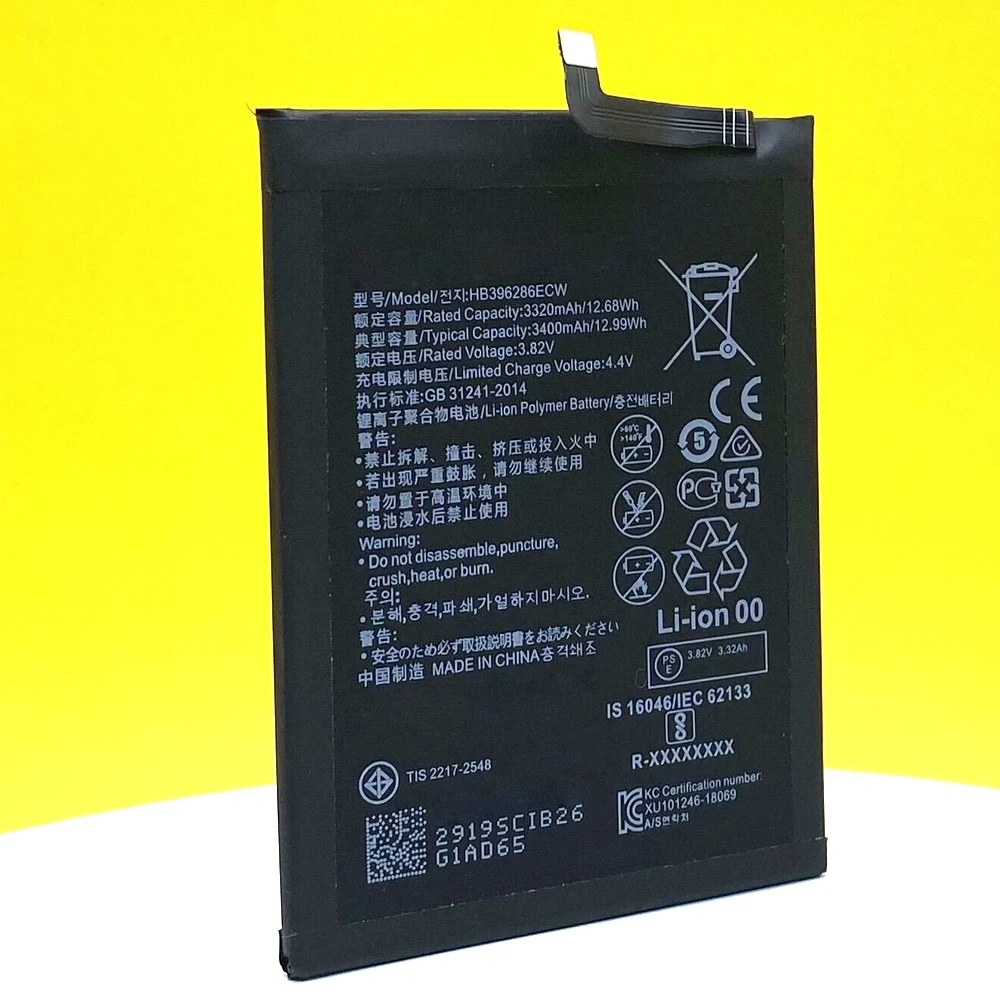 New HB396286ECW 3400mAh Battery For Huawei Honor 10 Lite Honor10Lite Pour /P Smart 2019 /20i /Enjoy 9S Phone With Free Tools