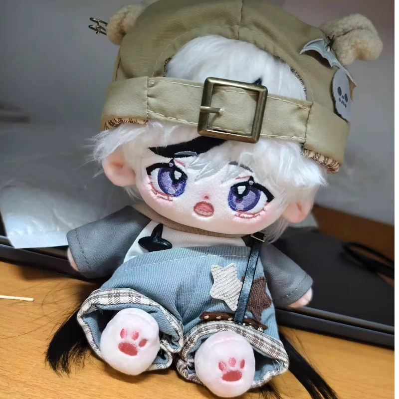 Stuffed Animals New World Carnival Bulei 20cm Cotton Doll Plush Figure Anime Game Character Merch Niche Gift for Anime Fans