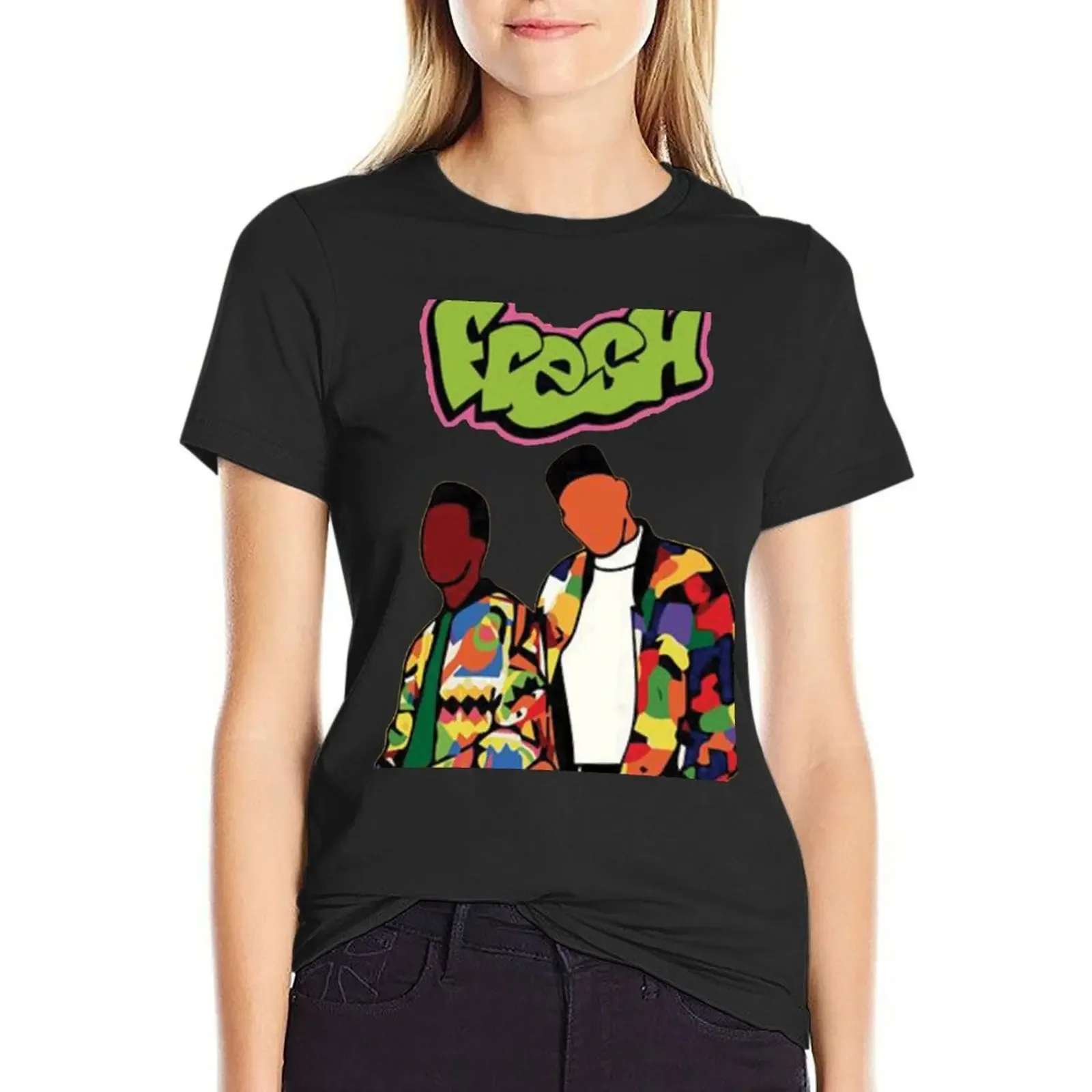 

fresh colors T-Shirt animal print plus sizes blanks t-shirt dress for Women long