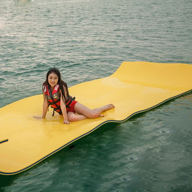Adult Children Swimming Leisure Floating Bed Non Inflatable Floating Pad XPE Buoyancy Blanket Water Mattress Magic Blanket