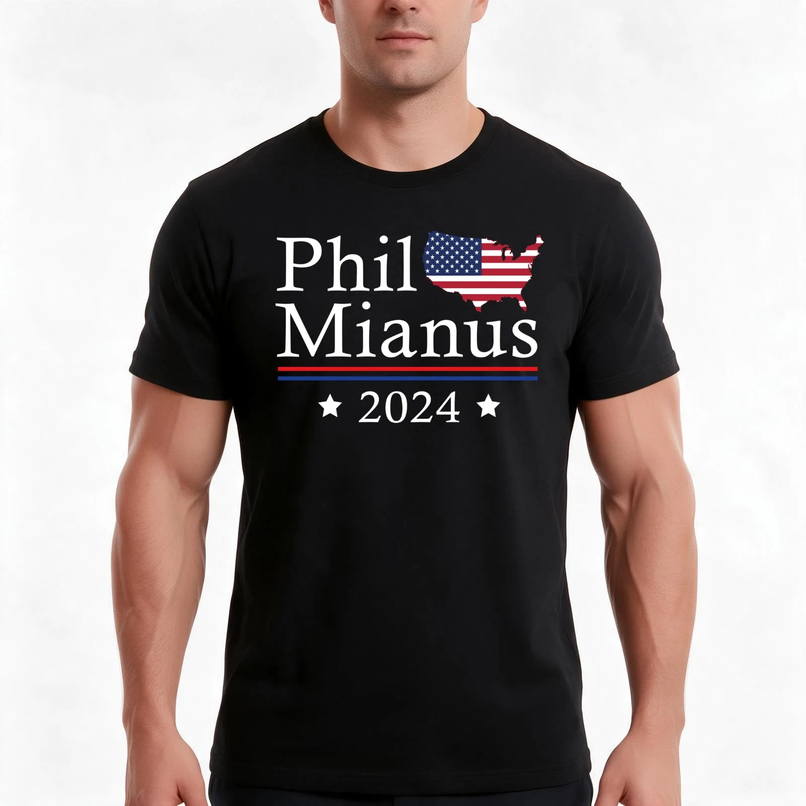 Phil Mianus For Senate Midterm Election Parody T-Shirt Summer Casual Cotton Tee Oversized Streetwear Tops Unisex Men Women