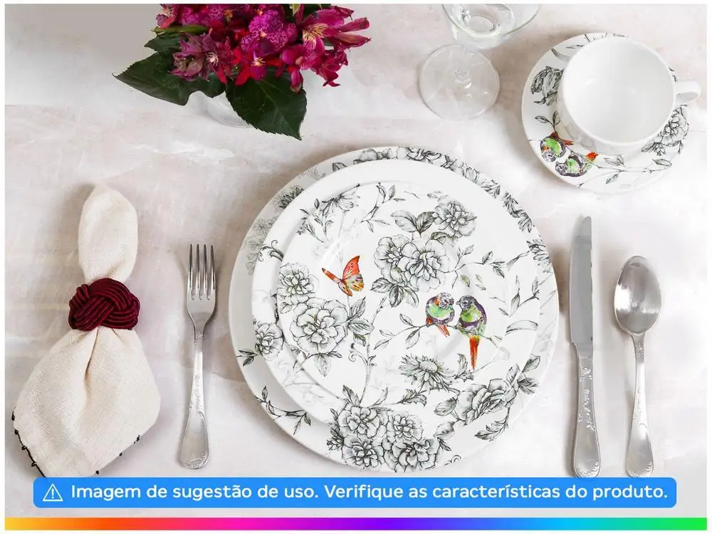 جهاز شاي دائري من السيراميك الكربوني ، جهاز فولير لتناول الطعام والشاي بالأبيض والأسود ، 20 * #2