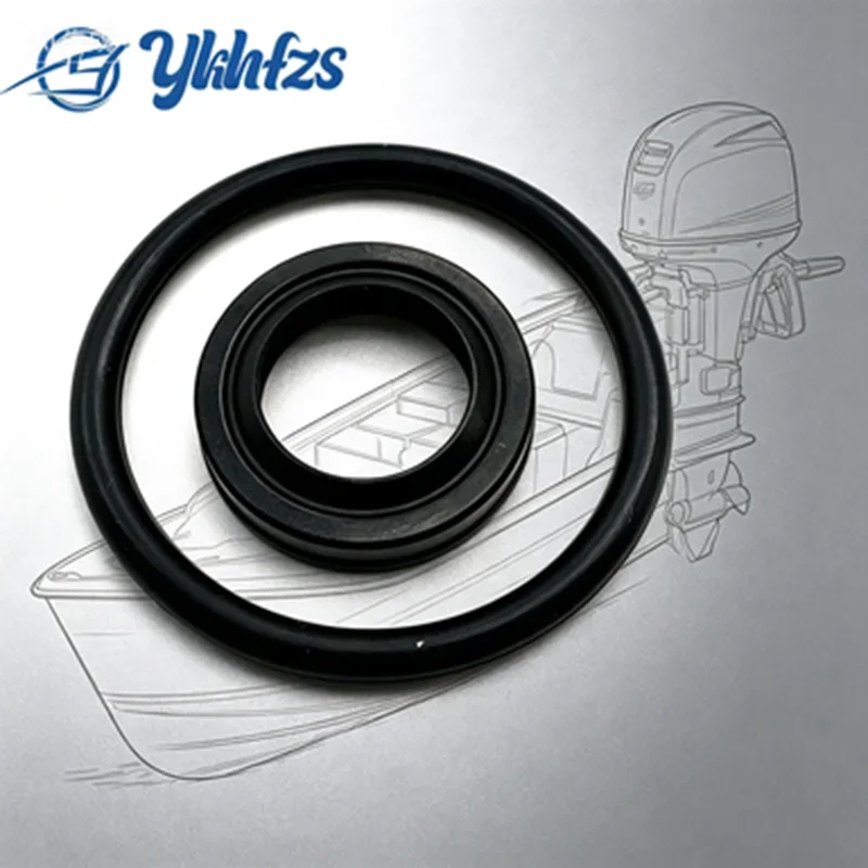Power Trim Dust Seal Oil Set for Yamaha Outboard Engine 6H1-43821-11 Screw, Trim Cylinder End 6H1-43822-10 + 6H1-43861-10