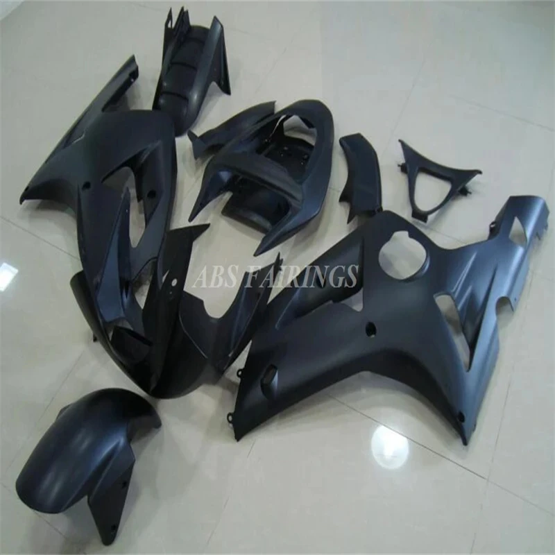 Injection Mold New ABS Whole Motorcycle Fairings Kit Fit For KAWASAKI ZX-6R ZX6R 636 2003 2004 03 04 Bodywork Set Black Matte