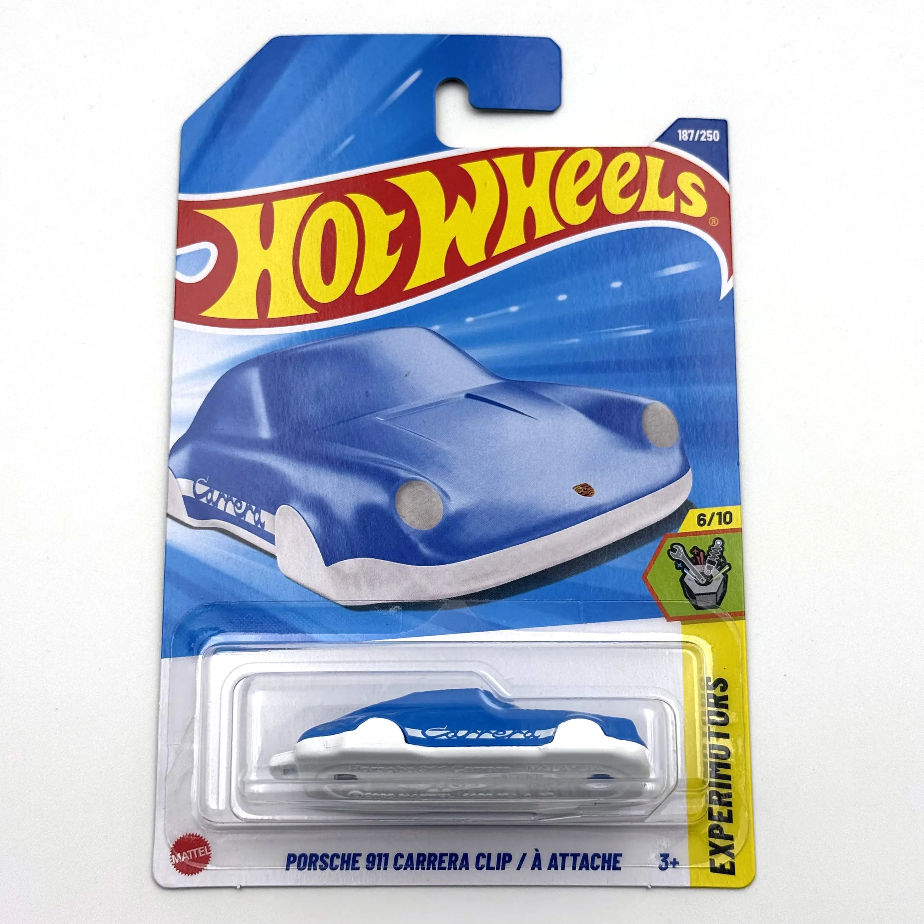 

Hot Wheels Cars 2025G Porsche 911 Carrerra Clip 1/64 Металлическая литая модель игрушечного транспортного средства