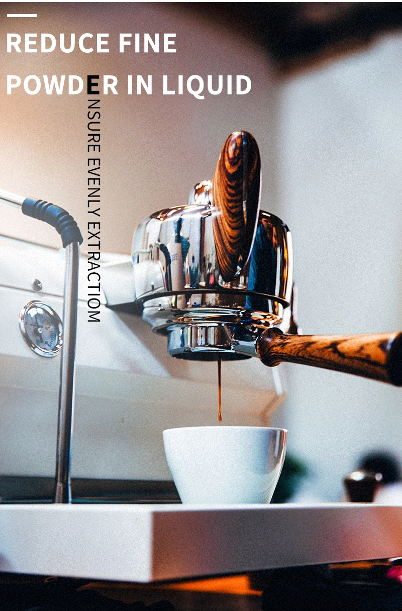 51MM Kaffee Filter Korb Ersatz Edelstahl Für Delonghi Boden Siebträger Espresso Gute Zubehör Barista Werkzeug – Detail 10