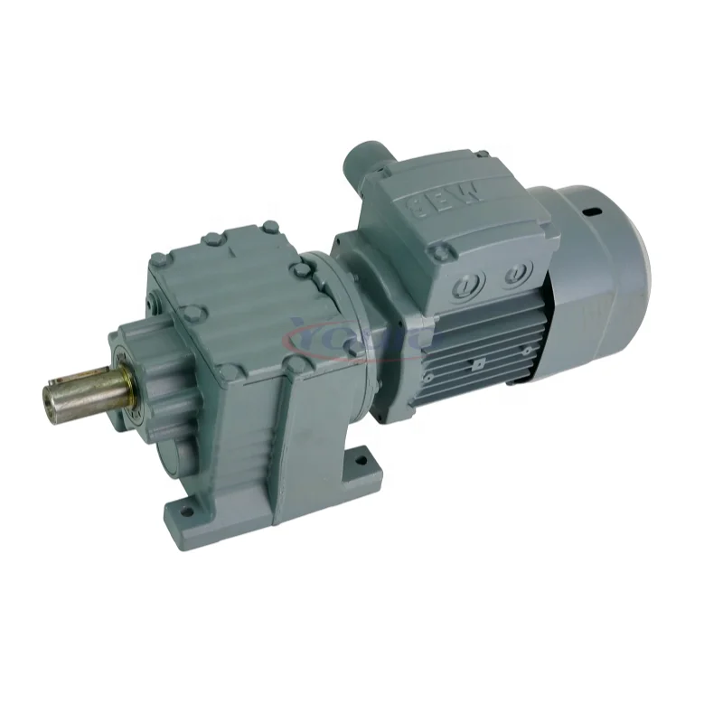 New SEW-EURODRIVE R27 DR63M2/BR/Z Helical Inline Gearmotor for Industrial Automation & Light-Duty Conveyor Applications