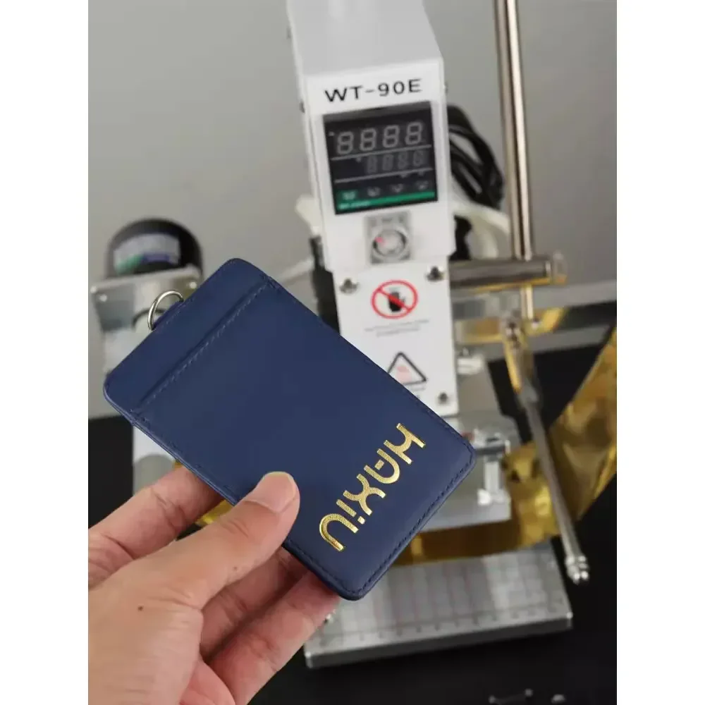 

Automatic Hot Foil Stamping Machine Manual Digital PVC Card Book Leather Paper Wood Custom Embossing Heat Press Machine