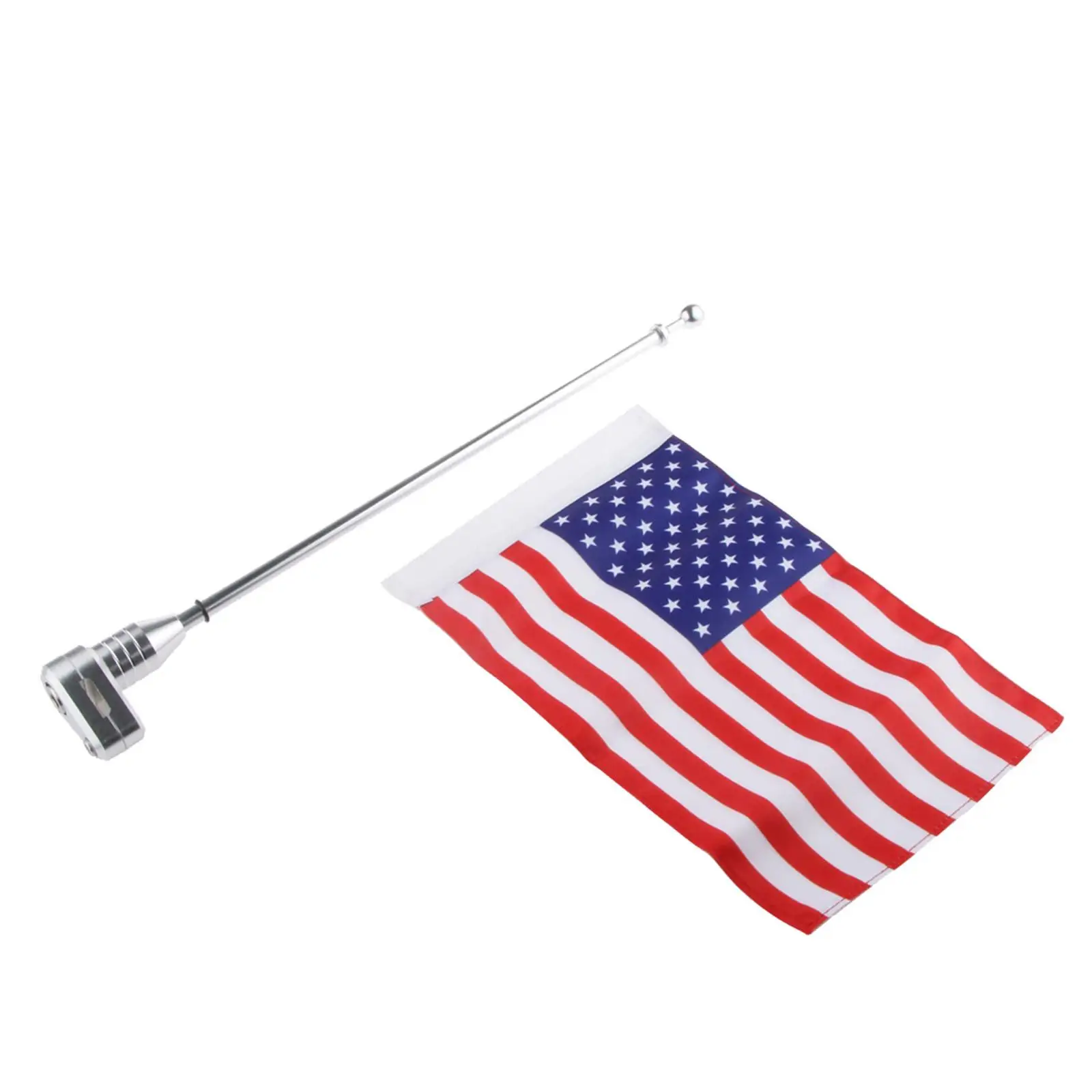 Motorcycle Flag Holder Polyester Flag Fashion Accessory Sturdy Pole for Honda Golden Wing GL1800