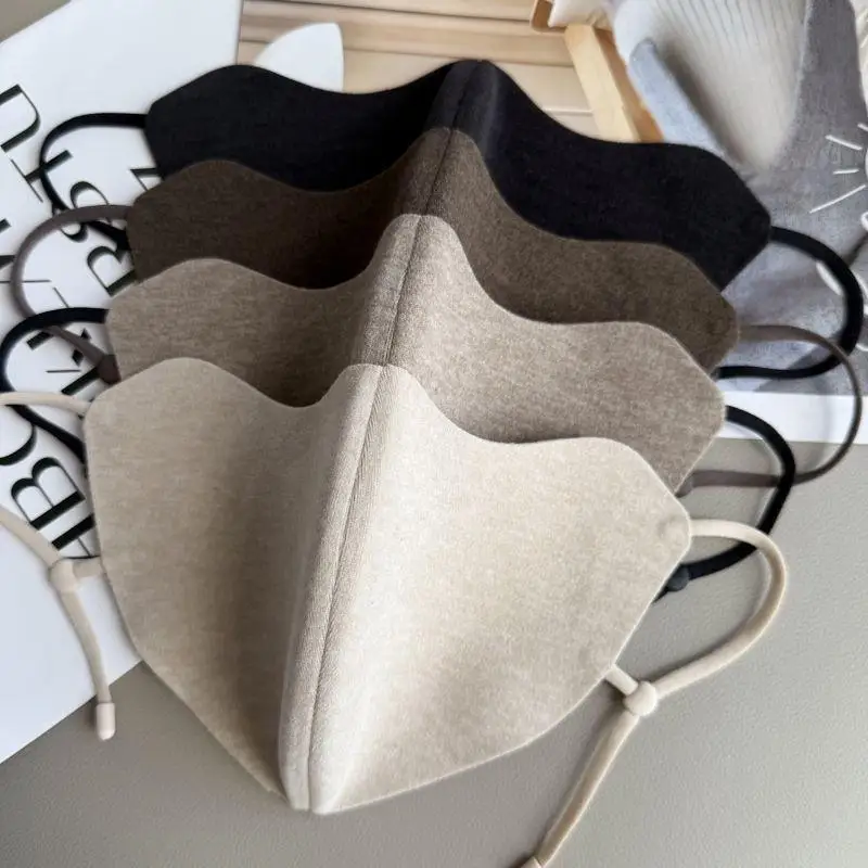 3D Winter Warm Face Mask Adjustable Earloop Breathable Windproof Mask Cold-Resistant Face Cover For Outdoor Cycling Daily Wear