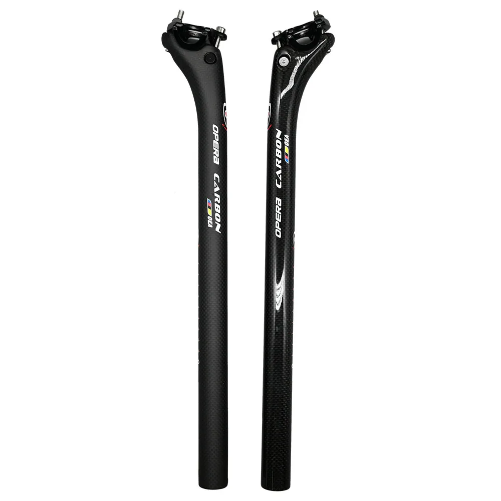 New Carbon MTB Seatpost Offset 20mm Mountain Bike Seat Tube 27.2/30.8/31.6 Ultra-light Gloss/Matte Road Bicycle Seat Post