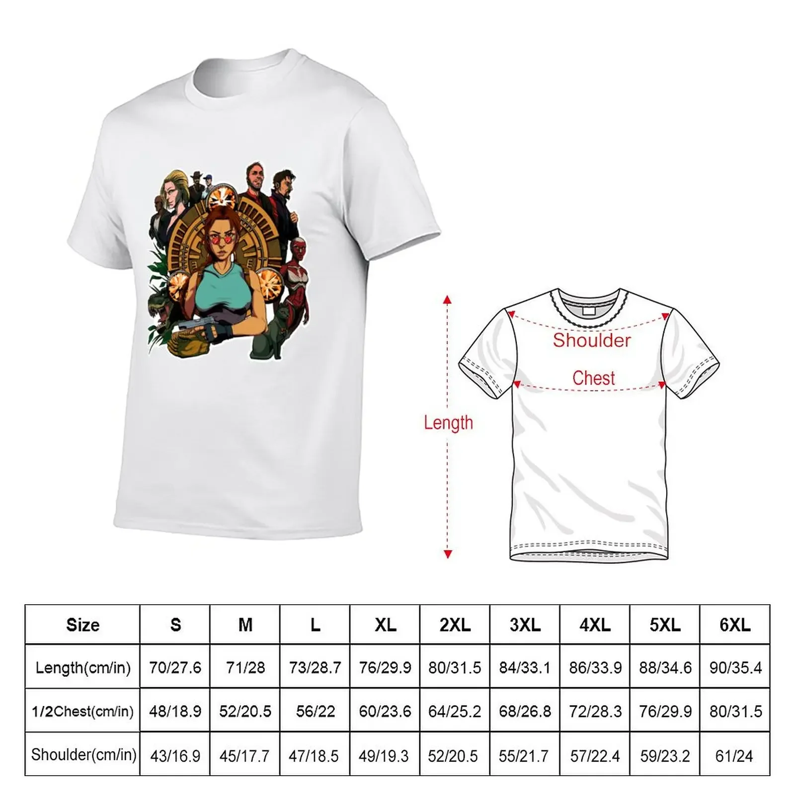 Tomb Raider 1996 T-shirt vintage clothes shirts graphic tees mens graphic t-shirts funny