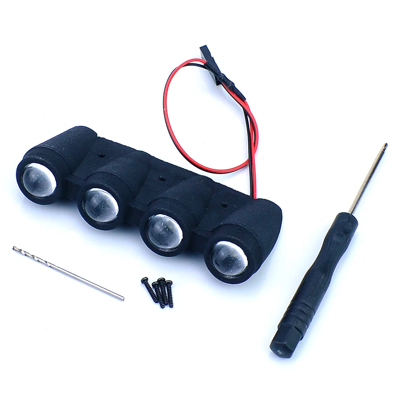 1/10 RC LED الأضواء الأمامية هود ضوء ل Hyper Go MJXRC 10303 C3 التحكم عن بعد سيارة على الطرق الوعرة عالية السرعة RC سيارات شاحنة