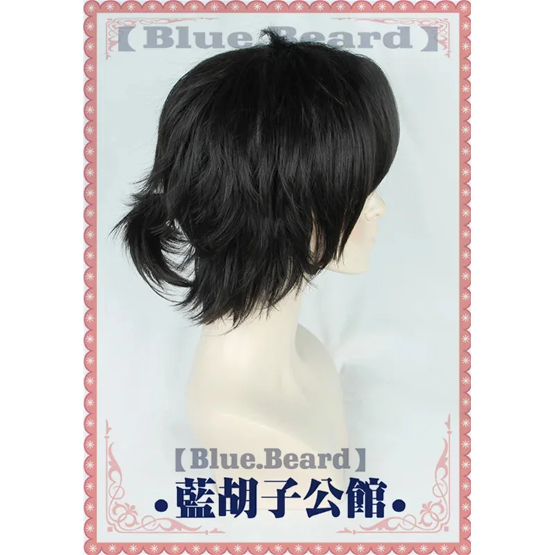 الحد من عامل ألعاب ديفي تشنغ شياوشي كوسبلاي باروكة ، شعر مستعار قصير أسود أنيق ، حفلة كرنفال الهالوين ، إكسسوارات أنيمي