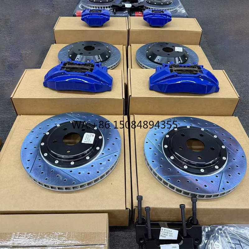 

LS460 Front 4Pot Rear 2Pot Brake Caliper Kit, Auto Brake Upgrade Modification Parts