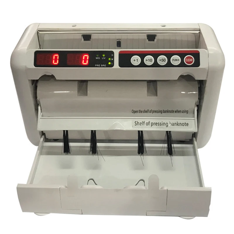 HHOK1000 Portable Multi-Currency Banknote Detector: Euro, US Dollar, and British Pound Recognition; Fully Automatic Banknote Cou