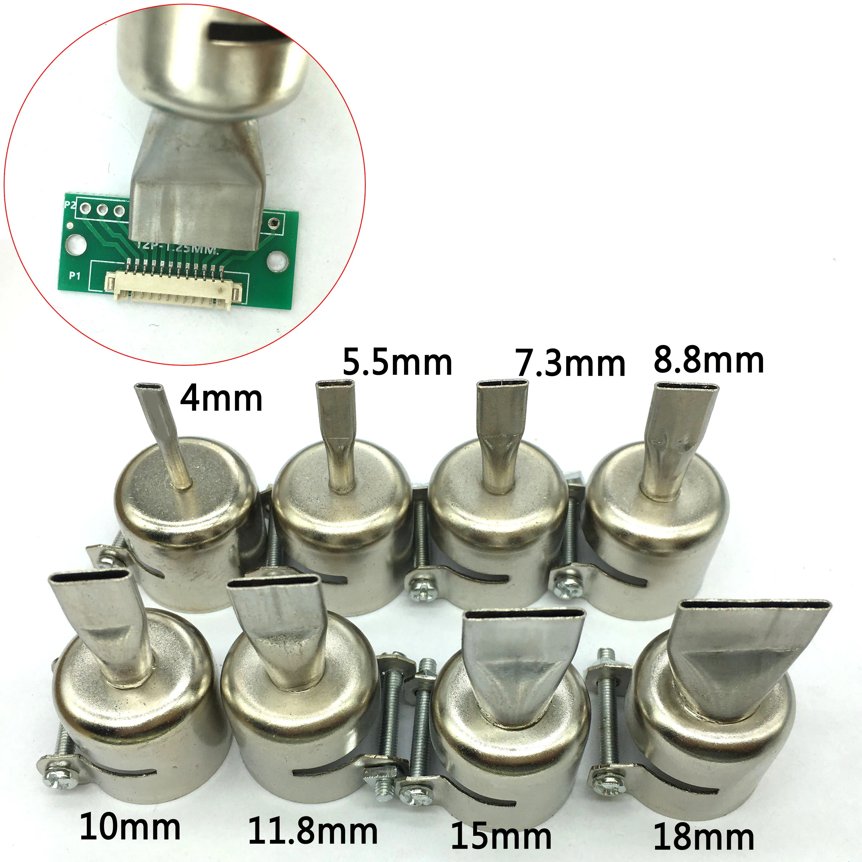 Estação de Solda Universal Hot Air Gun Bicos de Solda Gba Smd Smt ic 850 Series 22 mm 858 858a 858d Mais 8586 Pcs