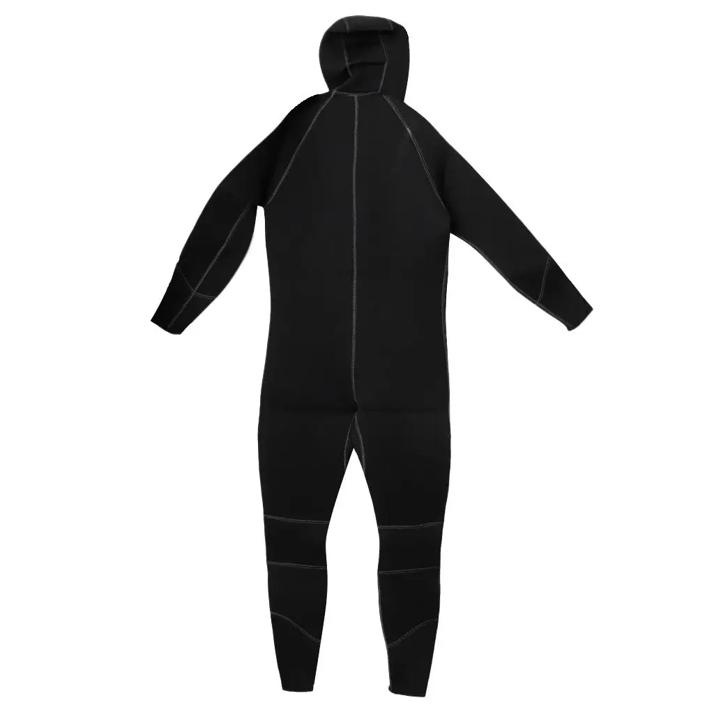 Men Wetsuit Neoprene 5mm Hooded Scuba Suit Thermal Full Body Waterproof Suit for Underwater Hunting