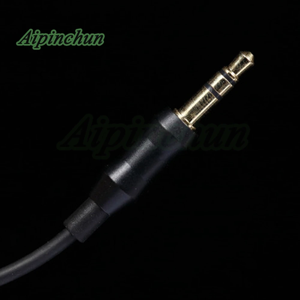 Aipinchun tpeヘッドフォン修理ケーブルdiyヘッドセット交換ケーブルLC-OFCワイヤーコア1.5メートルブラック