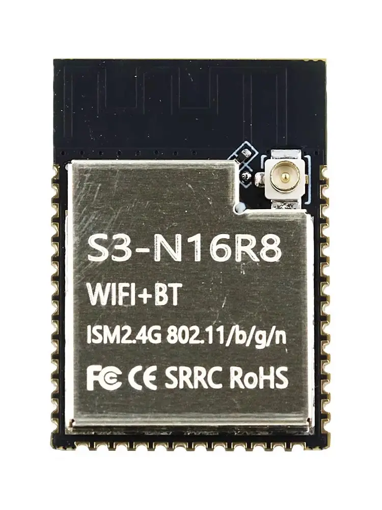 ESP32S3 N16R8 2.4G Wifi BT Module with Extend Dual-Core Low Power MCU Internet of Things 8MB PSRAM 16MB Flash ESP32s3