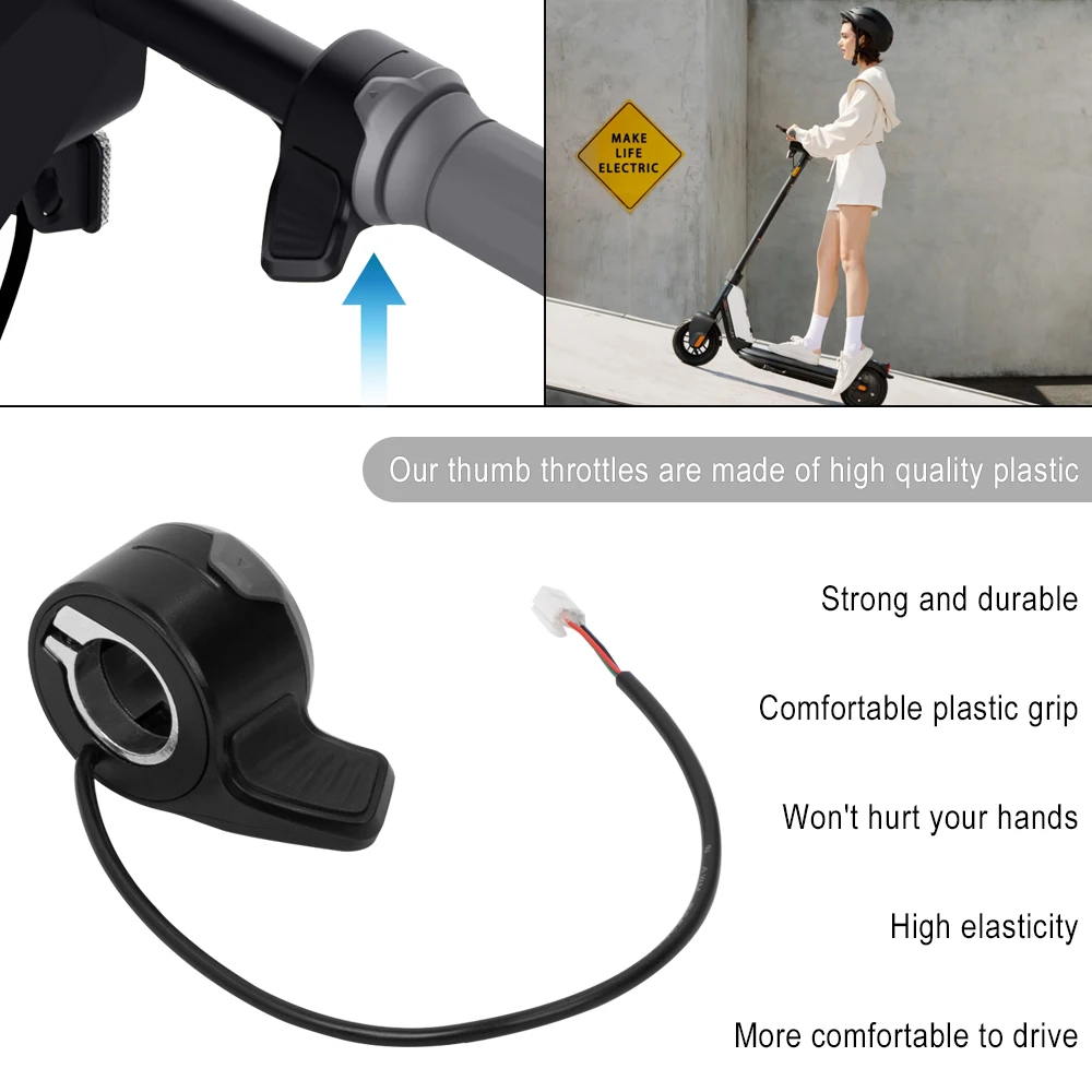 E-Scooter Throttle Accelerator Speed Regulate Controller Thumb Button For Niu KQi1 KQi2 KQi3 Electric Kick Scooter Parts