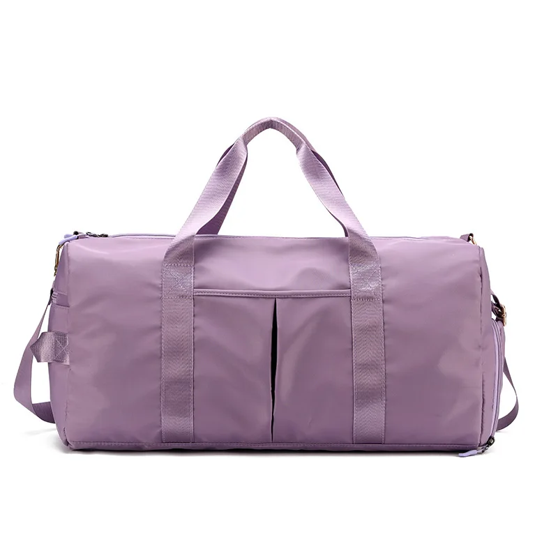 

Storage Bag Nylon Women Men Travel Sports Gym Shoulder Bag Large Waterproof Nylon Handbags Black Pink Color Outdoor Sport Bags