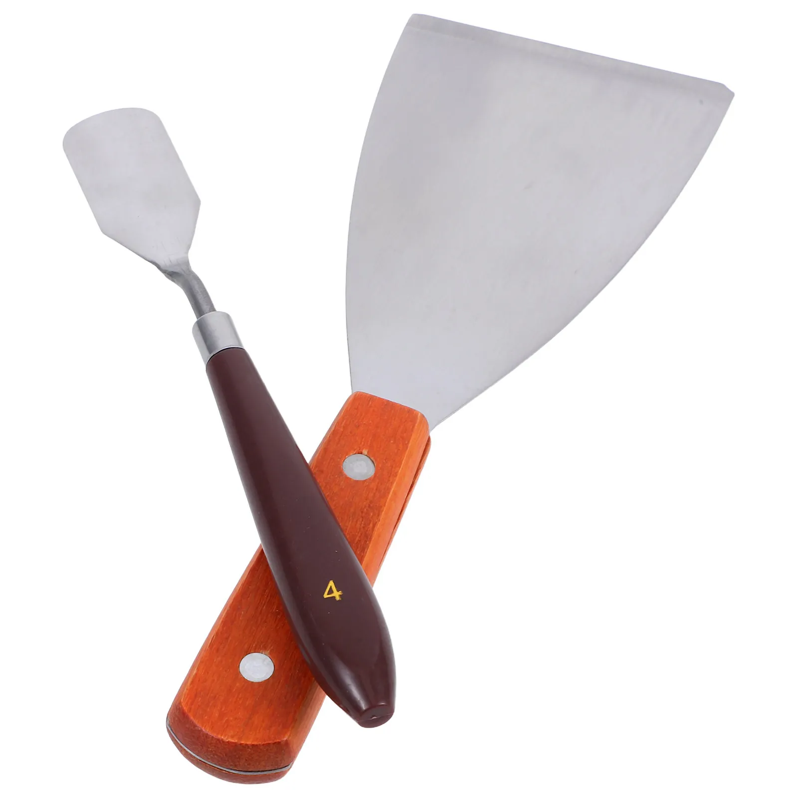 

Набор из 2 скребков для 3D-принтера из нержавеющей стали с усиленной ручкой для легкого снятия с платформы, аксессуары для 3D-печати