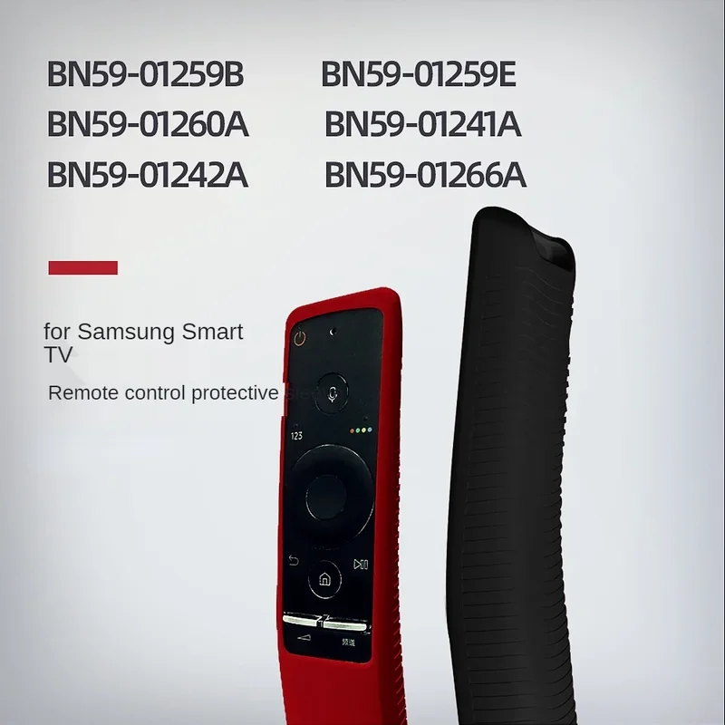 Silicone TV Remote Cover Case for Samsung BN59-01259B BN59-01260A BN59-01242A Smart TV Remote Protector Anti-dust Case Sleeve