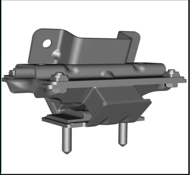 

Genuine Engine Mouting Rear Insulator For Ssangyong Rodius/ Stavic 3190021A20