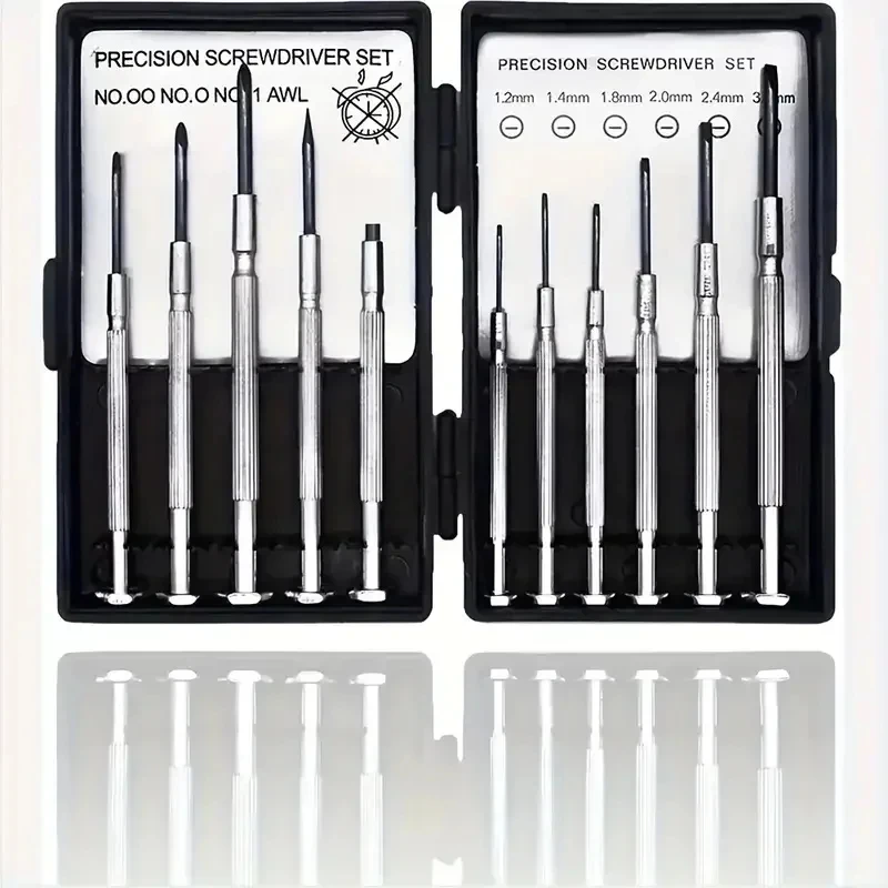 11Pcs Precision Micro Screwdriver Set, Mini Repair Tool Kit for Watch, Jewelry & Glasses Maintenance image 5