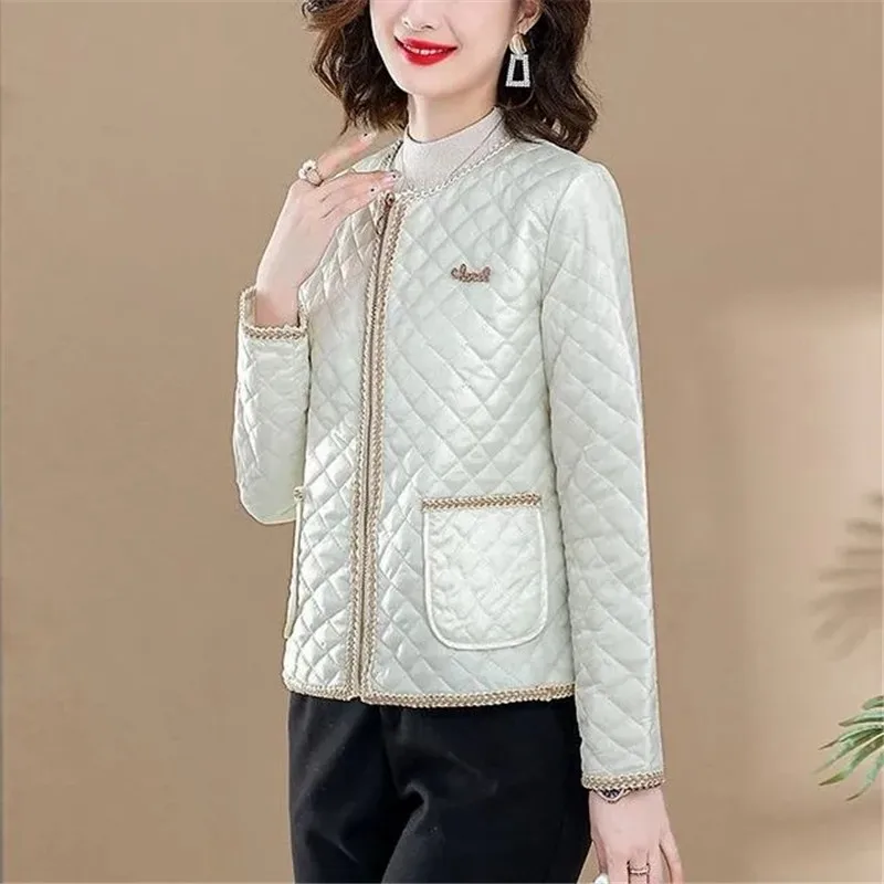 2024 New Women\'s Fashion Lightweight Cotton Clothes Spring Autumn Winter Jacket Soft Warm Cotton Coat  Short Cotton Clip Coats