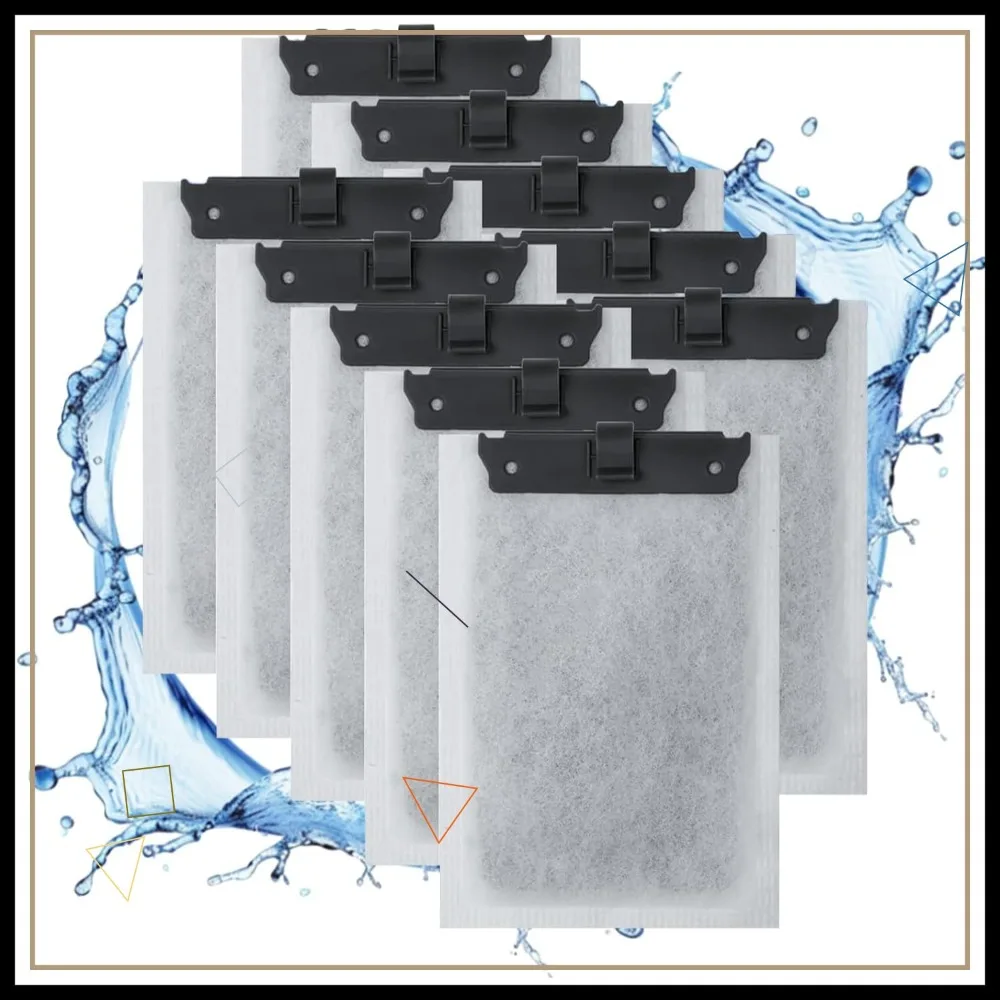 

10 Pack Aquarium Filter Cartridge for Whisper Bio-Bag Power Filters, Replacement for 10i IQ10 PF10, 10 Gallon Fish Tank