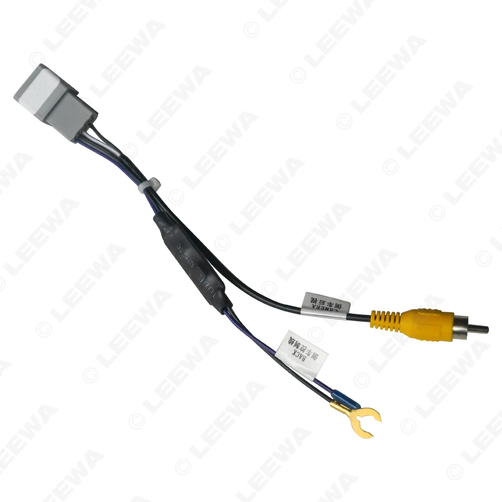 LEEWA Auto 12-pin Reverse Camera Output Video Adapter Wiring Cable For Honda Original Factory Car Camera Video Output