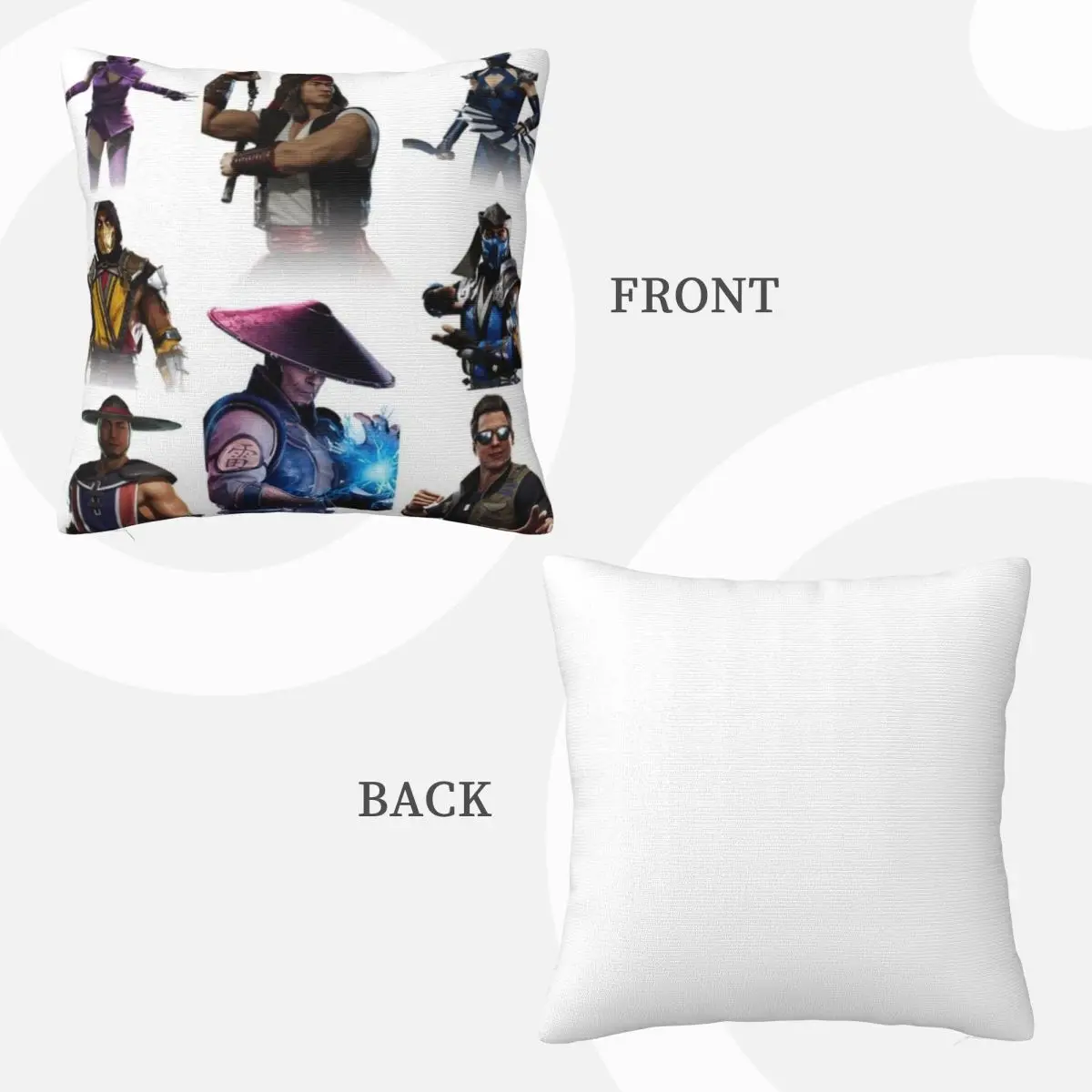 مورتال كومبات 02172 ديكور المنزل أكياسها Dakimakura كيس وسادة غطاء وسادة