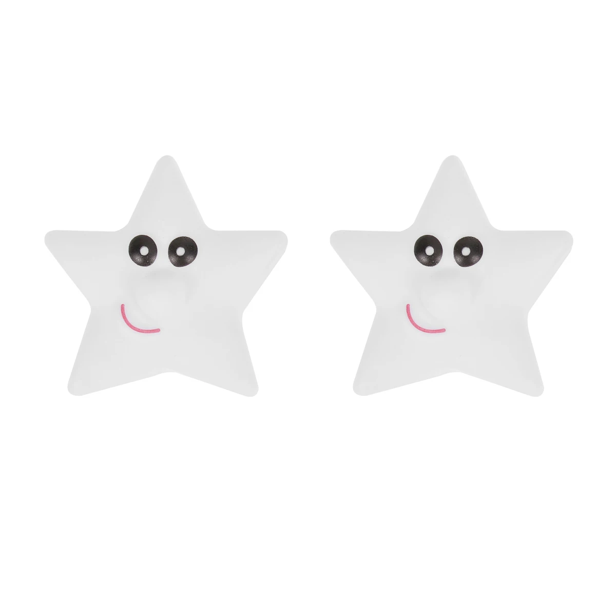 

6pcs Pentagram Night Light LED Lamps Adorable Five Pointed Star Cartoon Design Kids Room Decoration Durable Safe Use