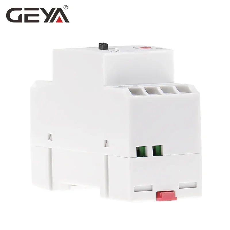 GEYA On Off Photocell Light Controller Switch with Sensor 16A 25A AC220V Din Rail Smart Light Switch