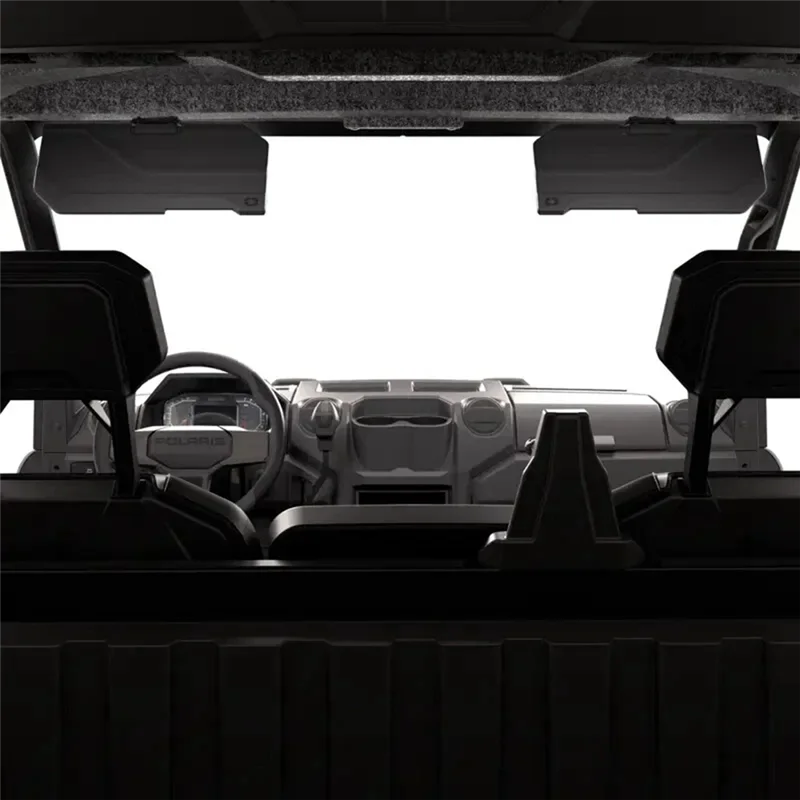 

1Pair Black Sun Visors 2890288 Front Shades For Polaris Ranger XP 1000 Ranger 1000 SP570 2018-2025