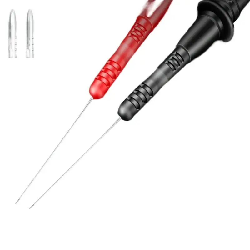 T2003 Stift-Verlängerungs-Nadelspitze 1 Paar Sondenspitze Testfeinspitze 1000V/10A Biegbare Sonde Abnehmbares Zubehör Testwerkzeug – Detail 10
