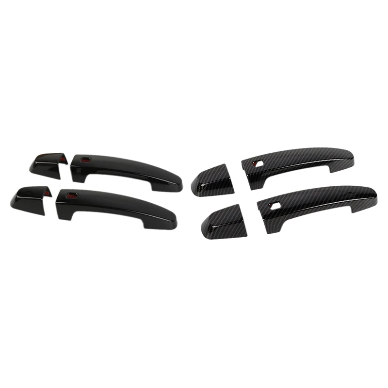 Car Exterior Door Handle Cover Trim Decor For Chevrolet Camaro 2016 2017 2018 2019 2020 Accessories Parts ABS Black