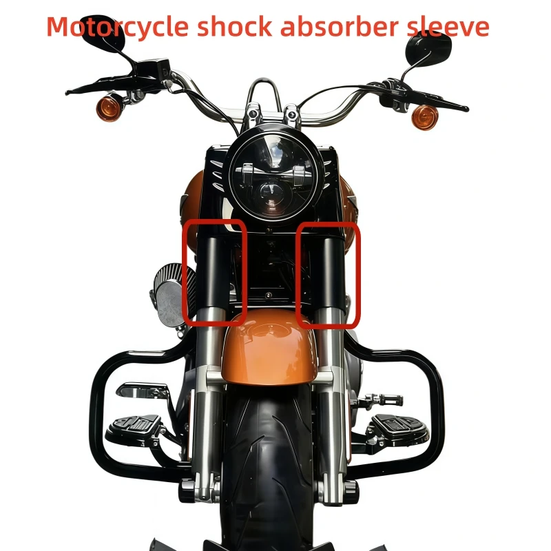 Motorcycle shock absorber sleeve front fork shock absorber sleeve for Harley Soft Tail series Fat Commander successor FLST TAG