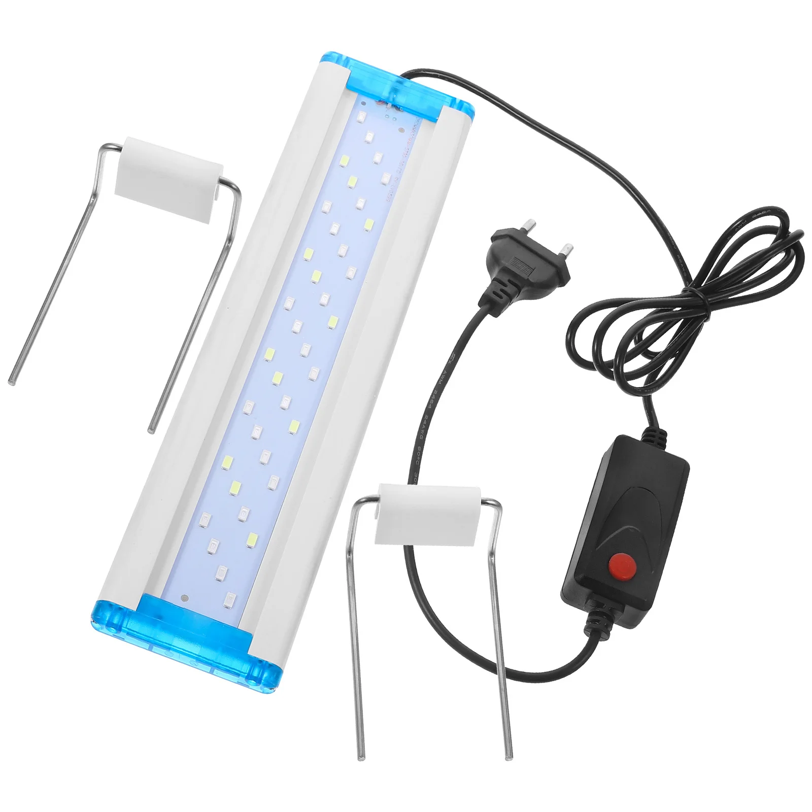 

Aquarium LED Light Fish Tank Light Adjustable Clip Slot Grass Landscape Lamp Durable PVC Eu Plug Aquarium Lamp