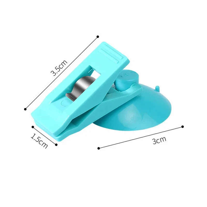 2/4Pcs Suction Cup Clip Car Interior Window Clip Removeable Bill Card Clamp Holder Ticket Fastener Clip Car Interior Accessories