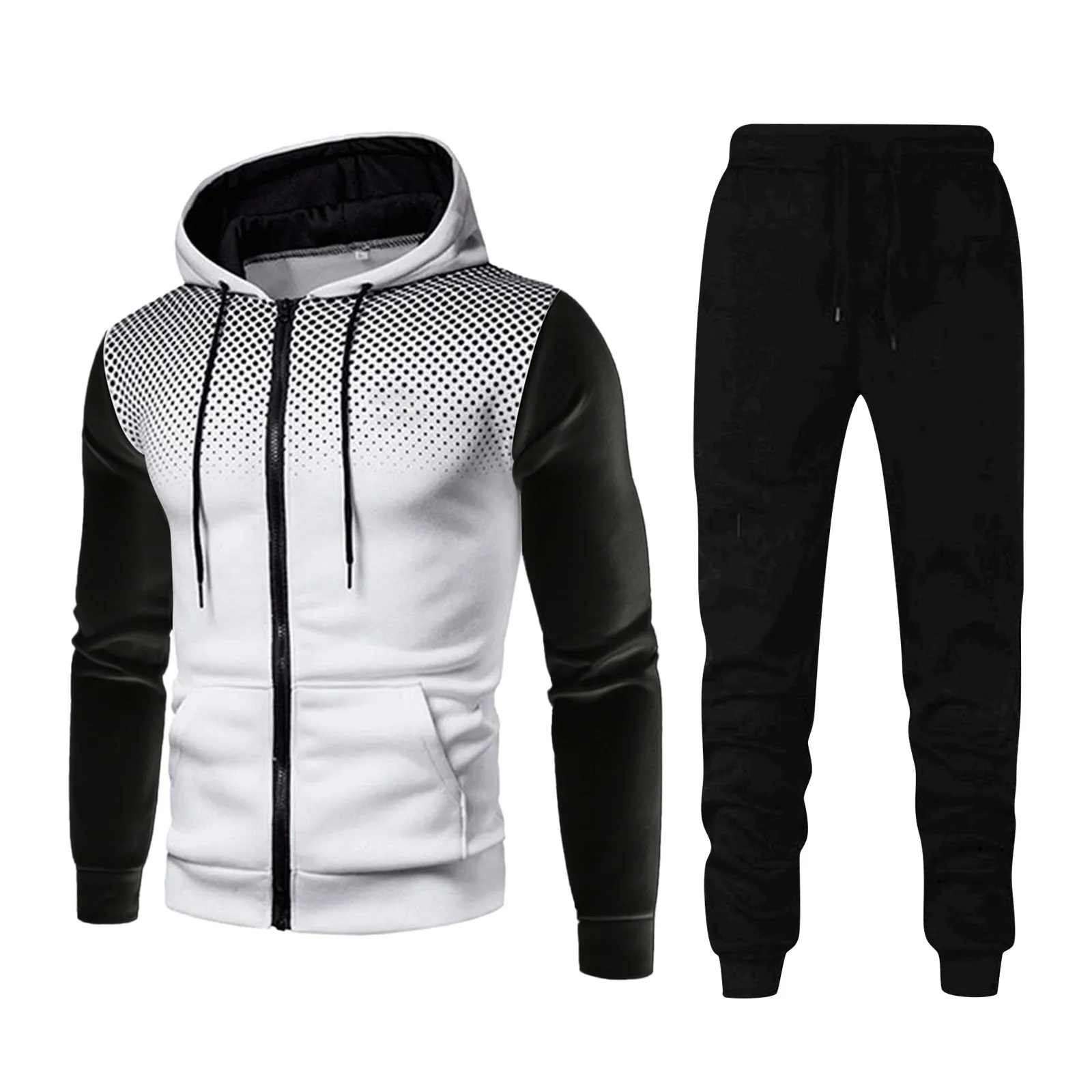 2023 Men\'s Sets Hoodies+pants Autumn And Winter Sport Suits Casual Sweatshirts Tracksuit Sportswear Sports Casual Fitness Suit