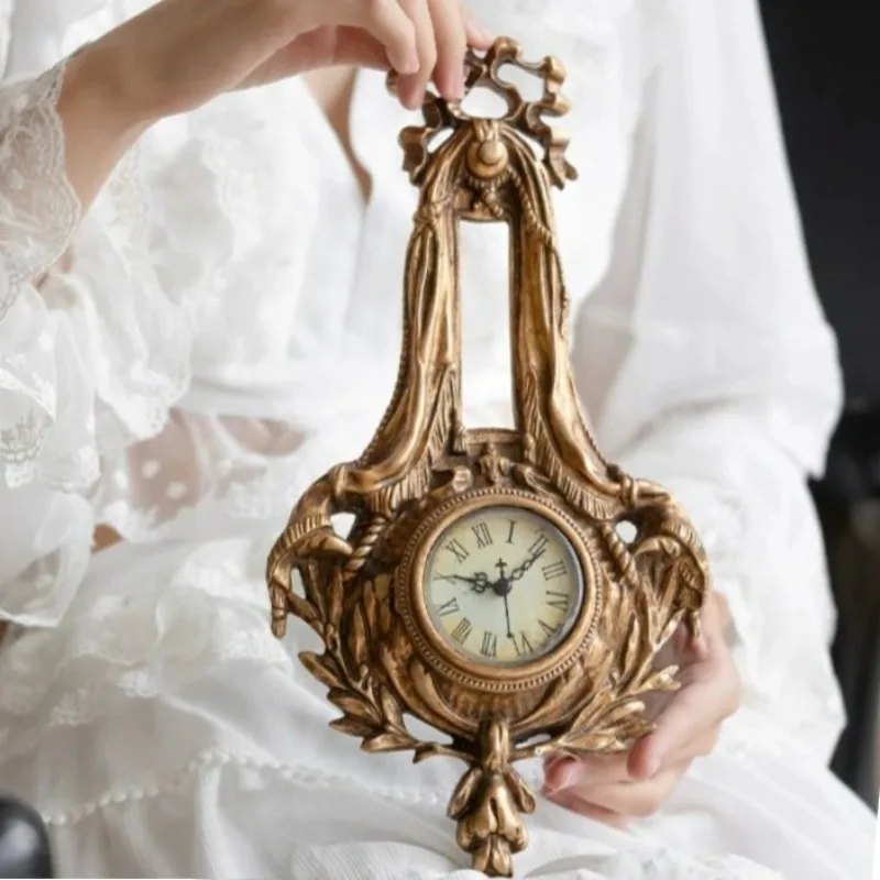 Vintage Wall Clocks Luxury Wall Clocks Creative Living Room Decoration Walls Clock Elegant Bedroom Ornaments Clock Watch