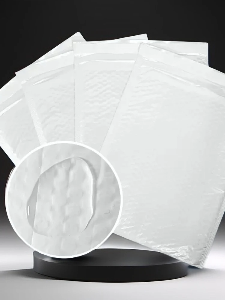 50 STKS 100 STKS Witte Multifunctionele Bubble Mailing Envelop Zelfklevende Verzegelde Express Verpakking Geschikt Voor Meerdere Scenario's - afbeelding 2